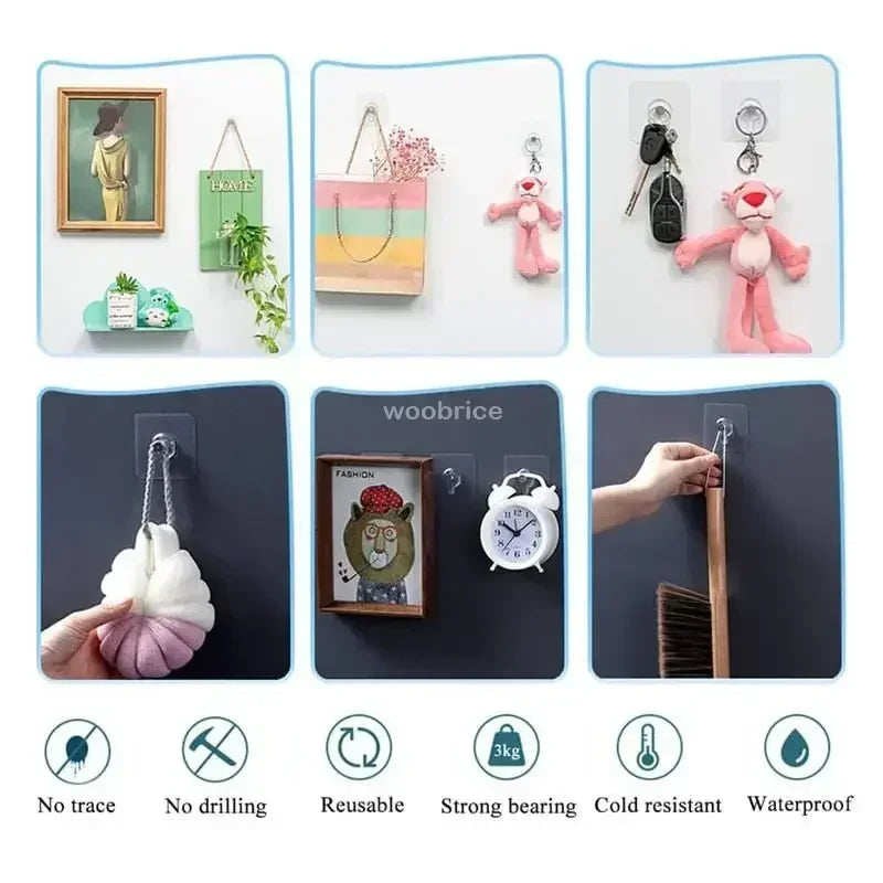 Self-Adhesive Wall Hooks