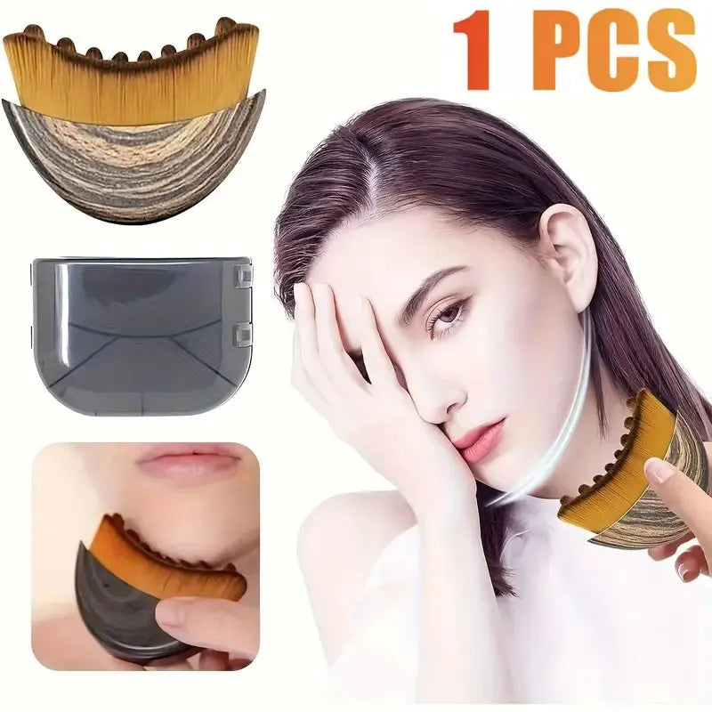 The Massage Brush That Sculpts Your Jawline While You Scroll