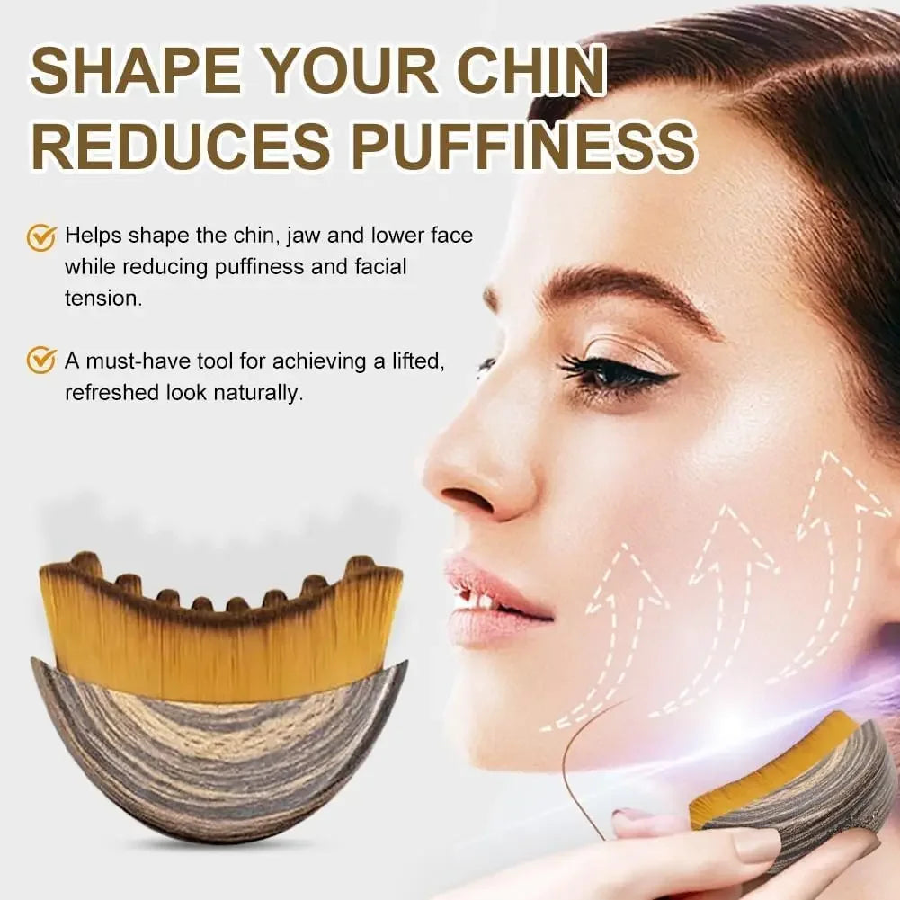 The Massage Brush That Sculpts Your Jawline While You Scroll