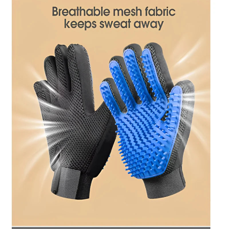 Pet Grooming Glove Brush