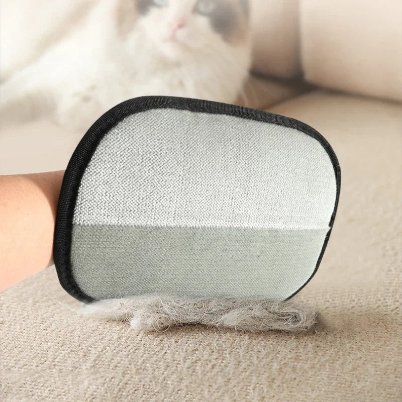 The Grooming Glove That Turns Petting Into Deshedding