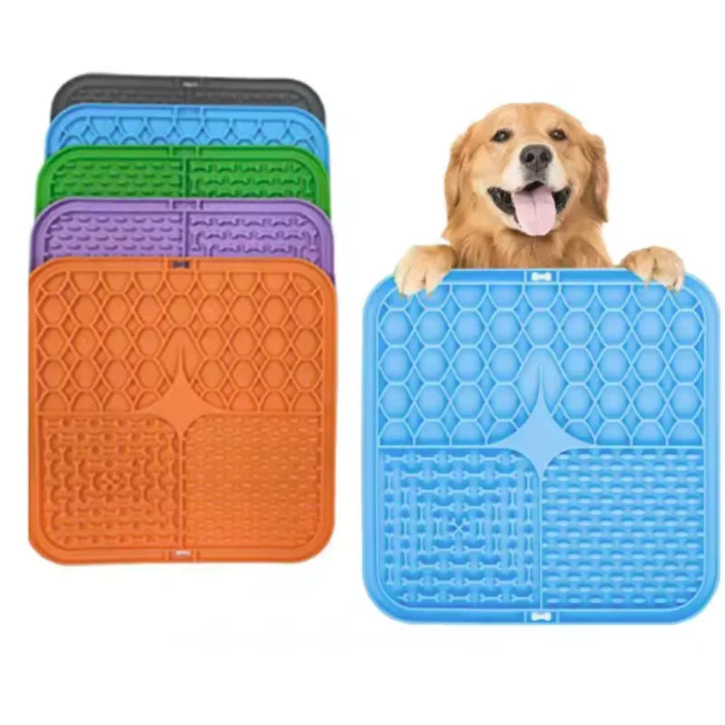 The Lick Mat That Slows Down a Dog Who Inhales Its Food