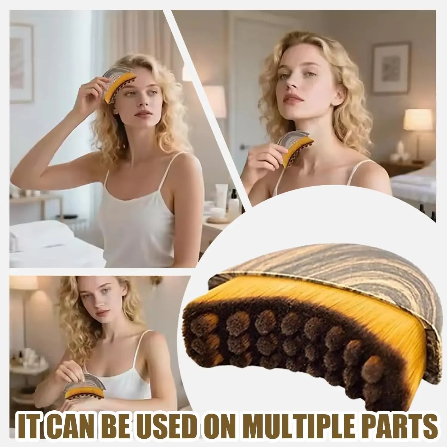 The Massage Brush That Sculpts Your Jawline While You Scroll